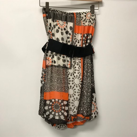 NWT Zulekya para Kress Retro Floral Mini Dress - Picture 1 of 4